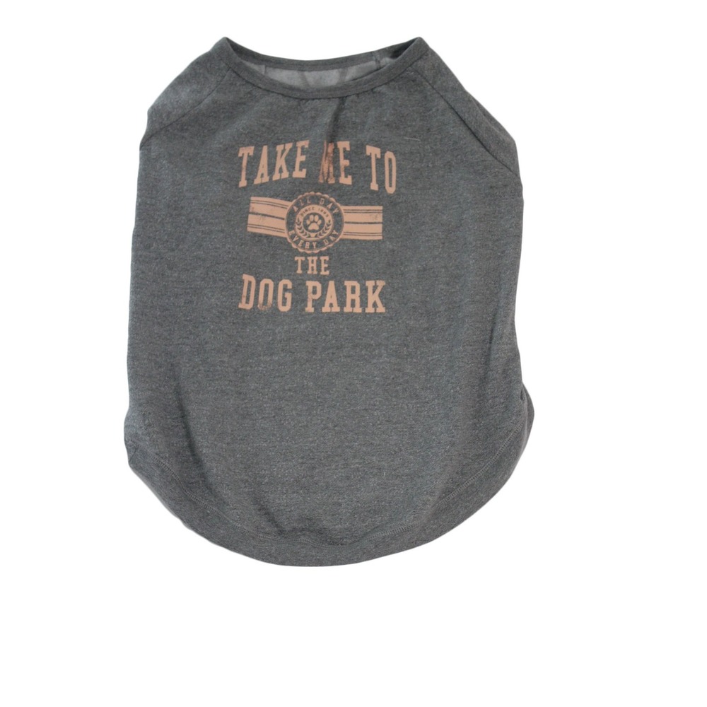 Take Me To The Dog Park Grey Graphic Pet Sweatshirt Dog Hoodie Heather Charcoal